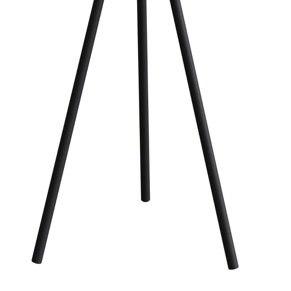 Encontraproduto.com.br - Kit Com 3 Mesas Laterais Para Sala Retrô Com Pés Em Aço Cor:preto Preto