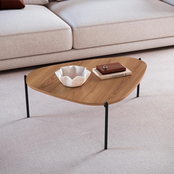 Encontraproduto.com.br - Mesa de Centro Complementos Orgânica Hanover e Preta 77 cm