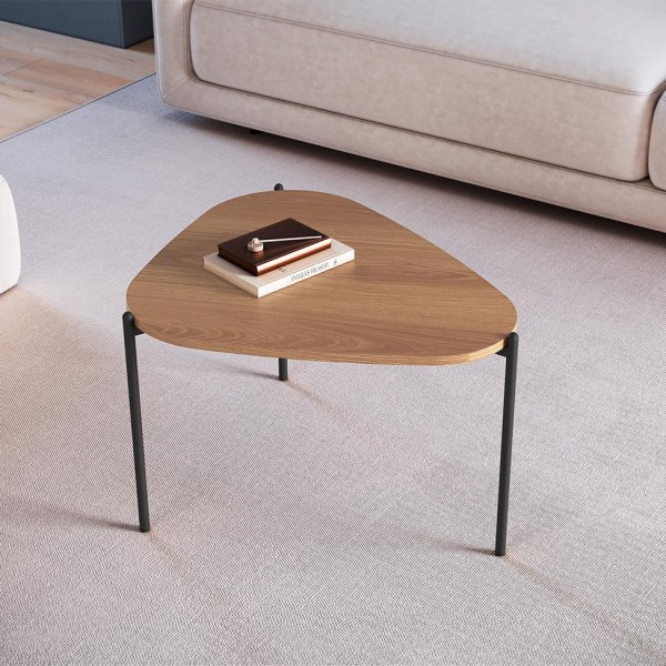 Encontraproduto.com.br - Mesa de Centro Complementos Orgânica Hanover e Preta 59 cm