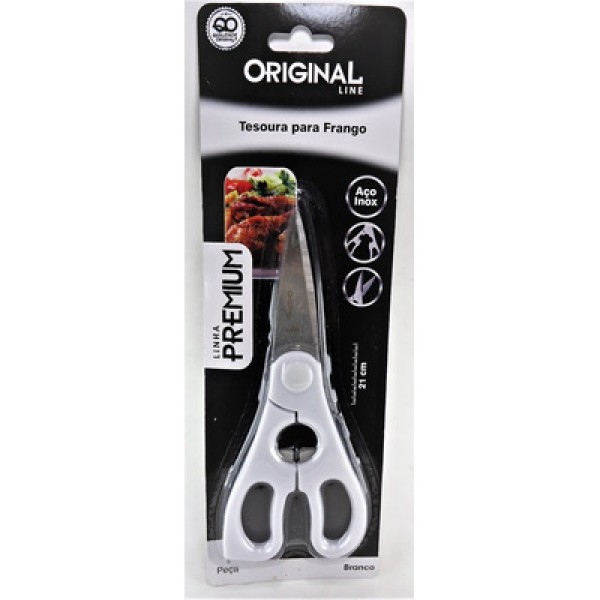 Tesoura P/ Frango 21cm em Aço Inox Original Line