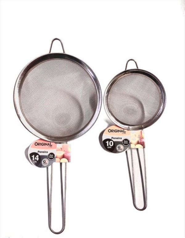Encontraproduto.com.br - Peneira em aço inox Original Line 10cm