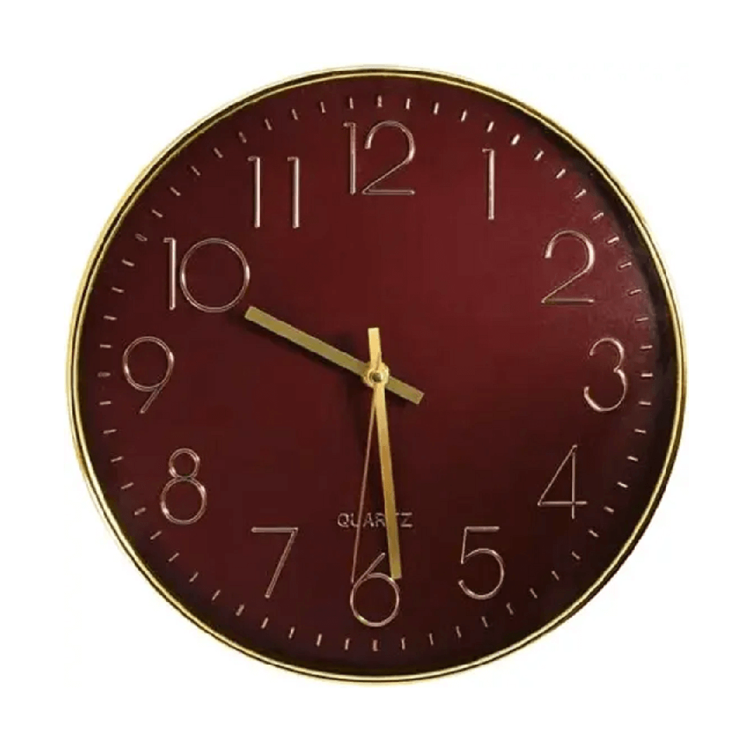 Encontraproduto.com.br - Relógio de Parede Requinte Dourado - 21733 - Yangzi