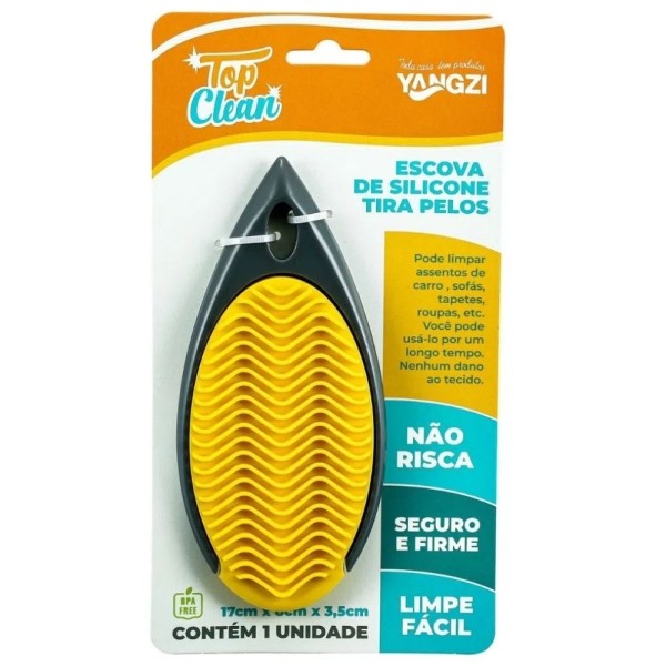 Escova de Silicone Tira Pêlos Top Clean YP035 Yangzi