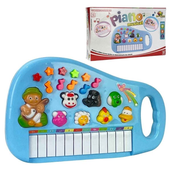 Encontraproduto.com.br - Piano Musical com Luz e Som - Art Brink