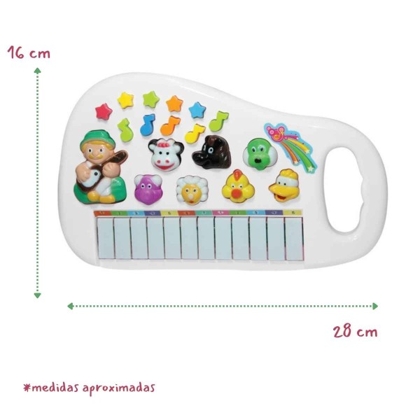 Encontraproduto.com.br - Piano Musical com Luz e Som - Art Brink