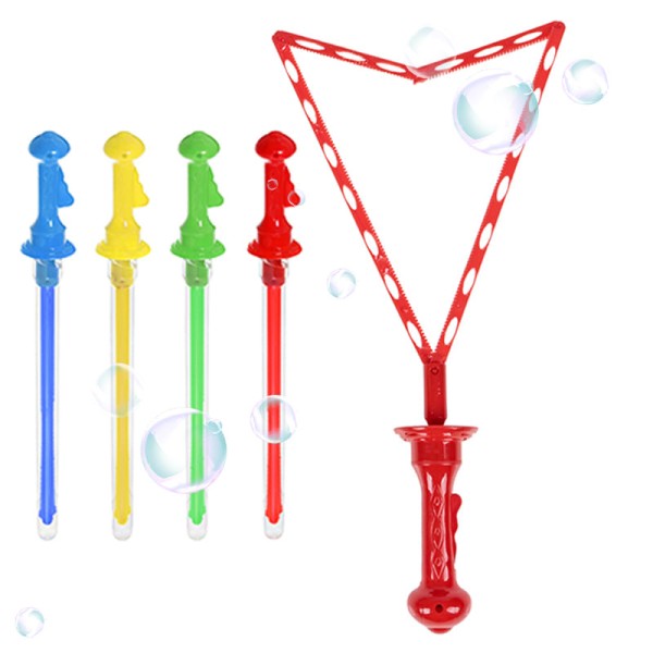 Tubo Lançador Bolhas Sabão Gigante Brinquedo Com Gatilho