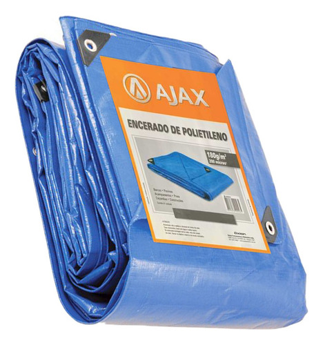 Encontraproduto.com.br - Lona Carreteiro Encerado Polietileno 10 X 8 Azul Reforçada