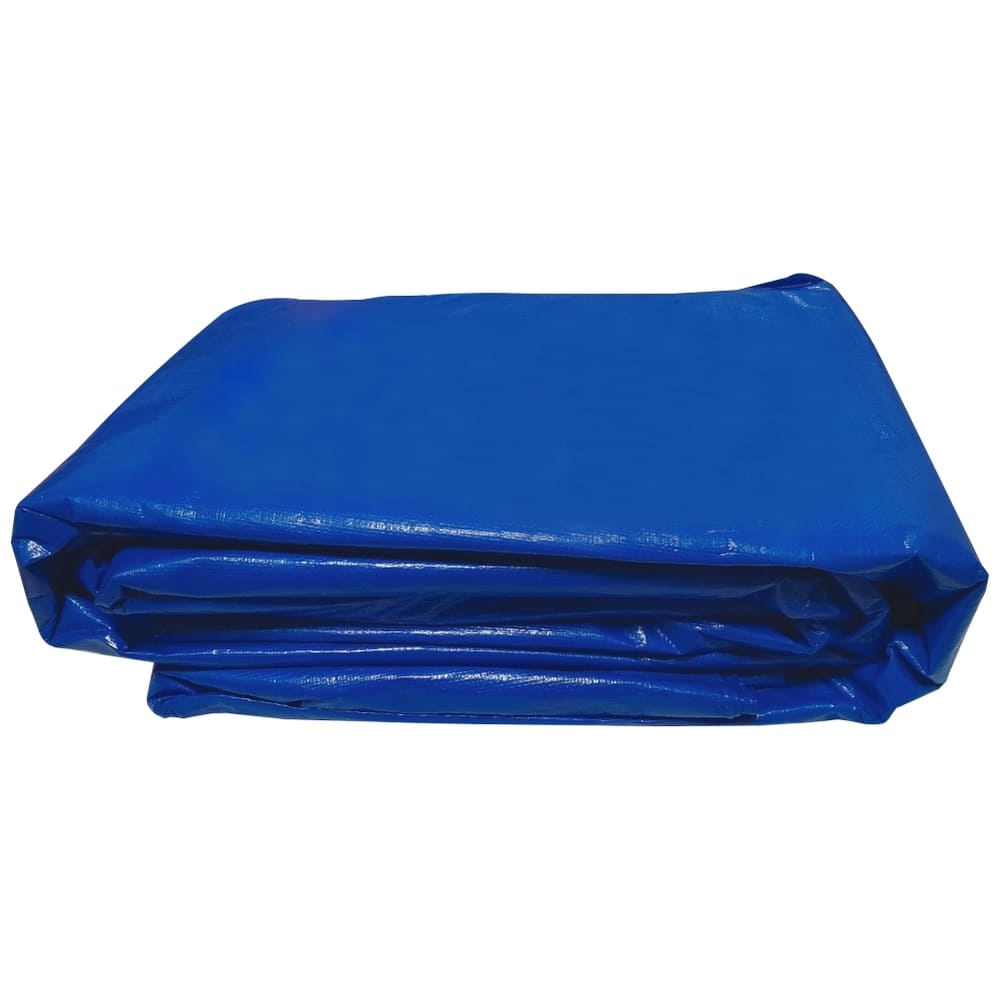 Encontraproduto.com.br - Lona Carreteiro Encerado Polietileno 10 X 8 Azul Reforçada