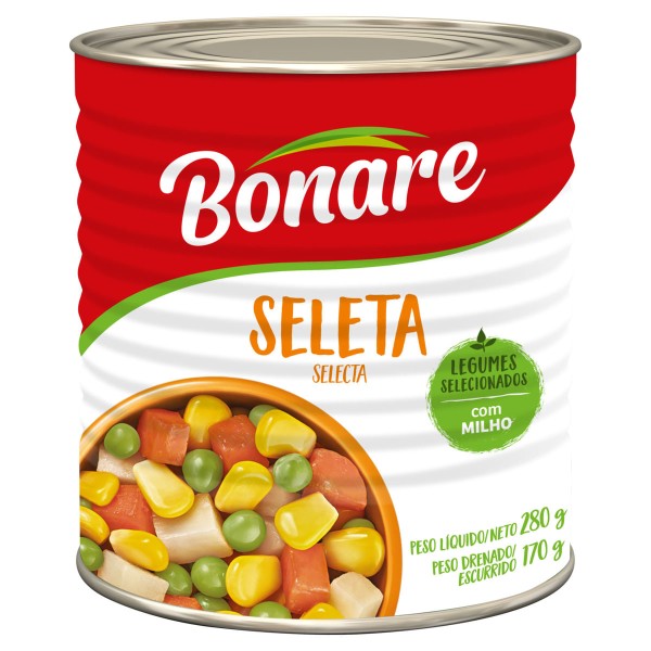 Encontraproduto.com.br - Seleta de Legumes Bonare Lata com 170g