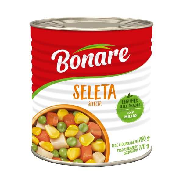 Encontraproduto.com.br - Seleta de Legumes Bonare Lata com 170g