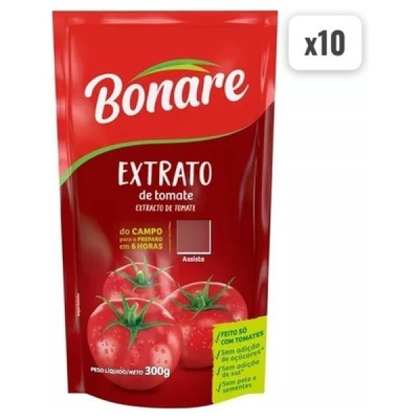 Extrato de Tomate Bonare Pouch com 300g