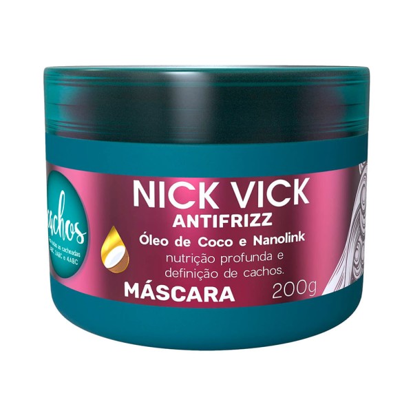 Encontraproduto.com.br - Máscara Cachos Nick Vick Antifrizz 200g Cabelos Cacheados