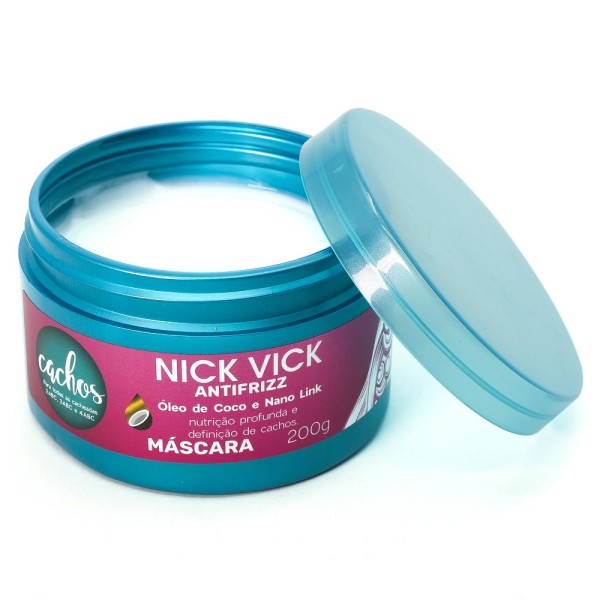 Encontraproduto.com.br - Máscara Cachos Nick Vick Antifrizz 200g Cabelos Cacheados