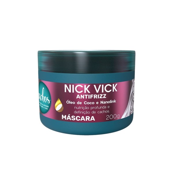 Encontraproduto.com.br - Máscara Cachos Nick Vick Antifrizz 200g Cabelos Cacheados
