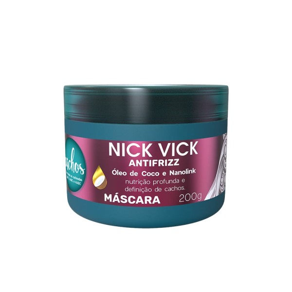 Encontraproduto.com.br - Máscara Cachos Nick Vick Antifrizz 200g Cabelos Cacheados