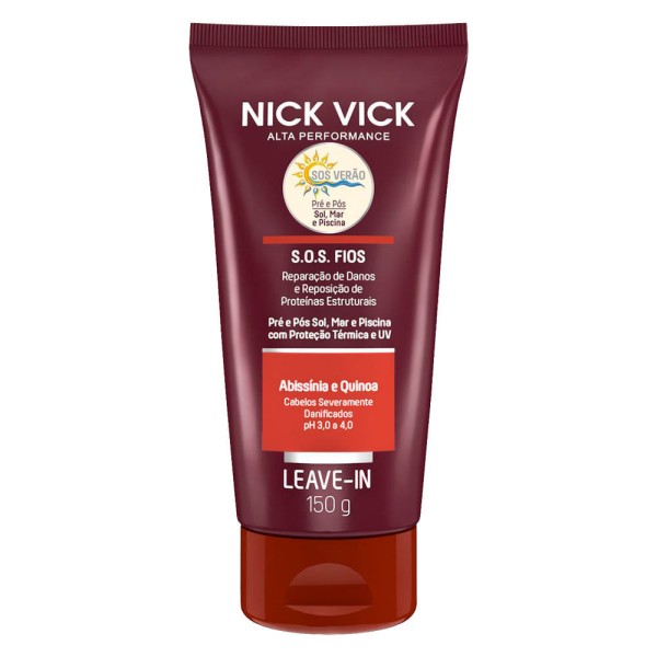Encontraproduto.com.br - LEAVE-IN S.O.S. Fios 150 g Nick Vick
