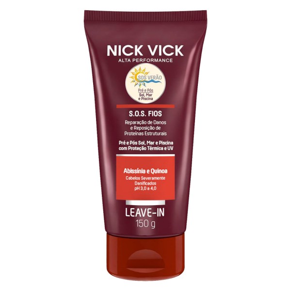 Encontraproduto.com.br - LEAVE-IN S.O.S. Fios 150 g Nick Vick