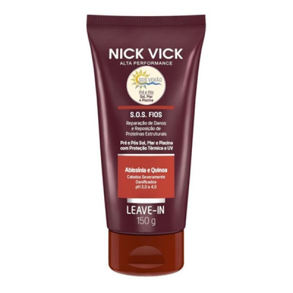 Encontraproduto.com.br - LEAVE-IN S.O.S. Fios 150 g Nick Vick