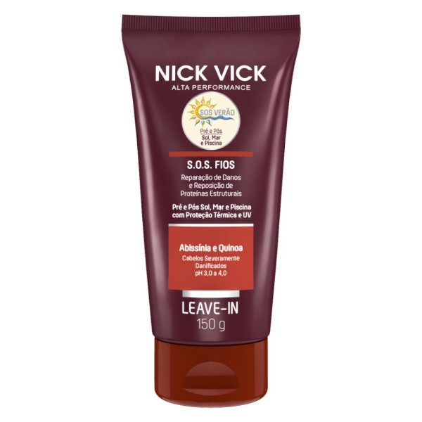 Encontraproduto.com.br - LEAVE-IN S.O.S. Fios 150 g Nick Vick