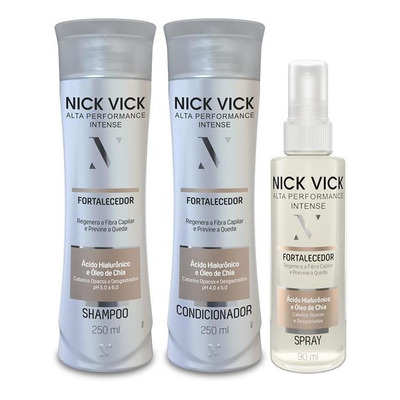 KIT FORTALECEDOR NICK VICK ALTA PERFORMANCE INTENSE (3 PROD)