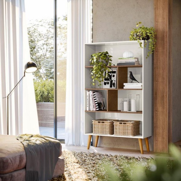 Encontraproduto.com.br - Cristaleira Demadero 900 X 1502 X 330 Off White Cristal/cortem Off White Cristal/cortem