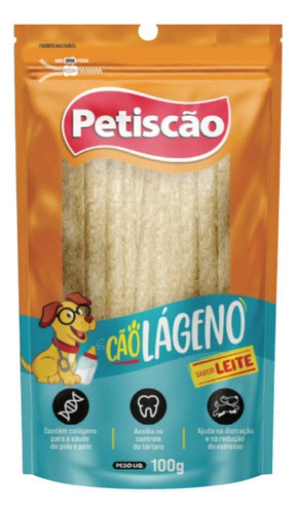 Osso para Cães Pesticão Leite Pacote com 100g