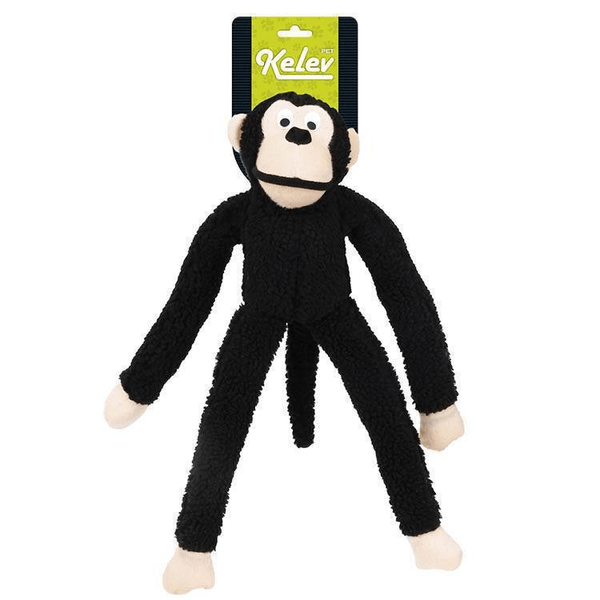 Encontraproduto.com.br - Mordedor Pelúcia Macaco Kelev Preto - Grande