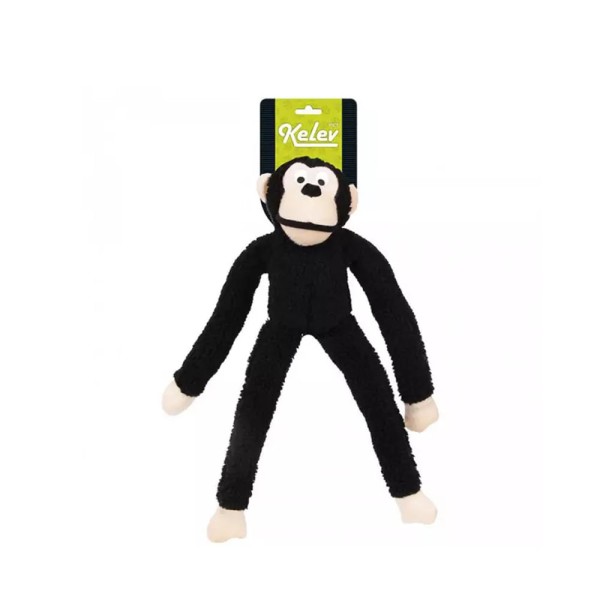 Encontraproduto.com.br - Mordedor Pelúcia Macaco Kelev Preto - Grande