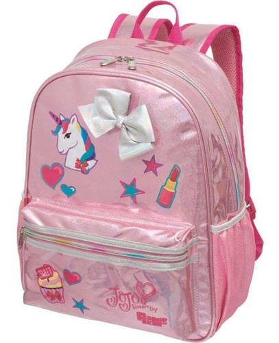 Mochila Escolar Jojo Siwa Shine Grande Pacific Rosa