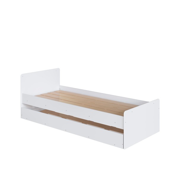 Encontraproduto.com.br - Berço Multifuncional Com Cama Auxiliar BB690 Branco Completa Moveis