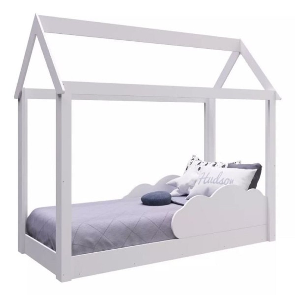 Encontraproduto.com.br - Cama Mini Casinha Montessoriana Infantil Branca