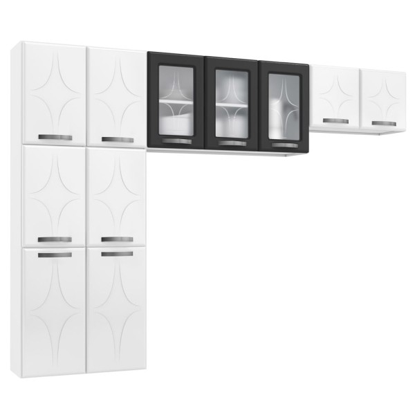Encontraproduto.com.br - Cozinha de Aço Compacta Telasul Rubi 3 Vidros 3 Peças