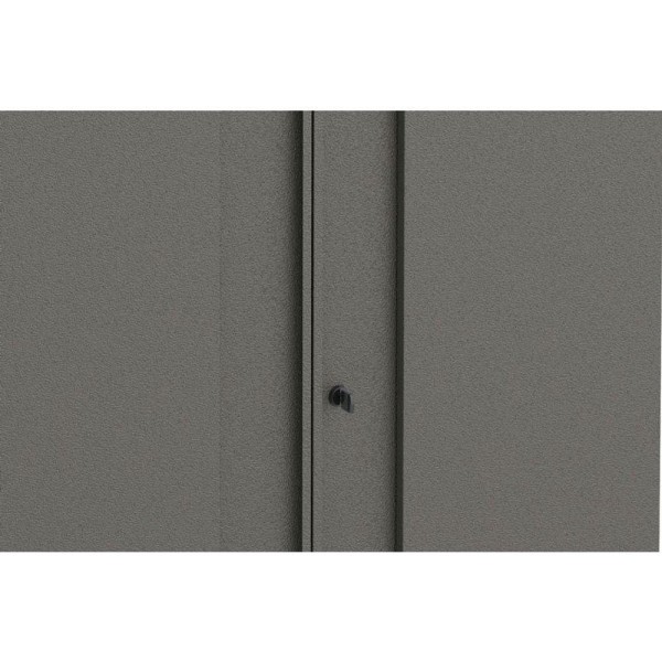 Encontraproduto.com.br - Armário Multiuso P- área Serviço Aéreo Multibox Aço 2 Portas C- Chave 80cm Preto cinza