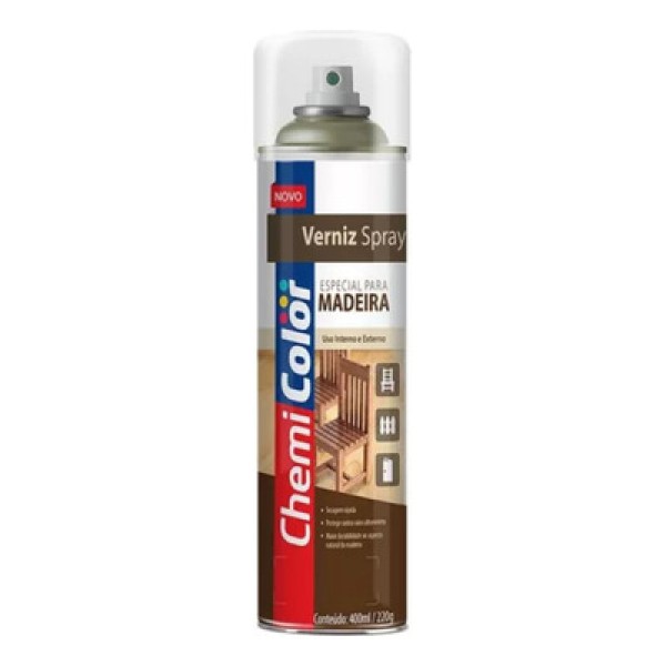 Verniz Chemicolor Spray Madeira Mogno 400ml