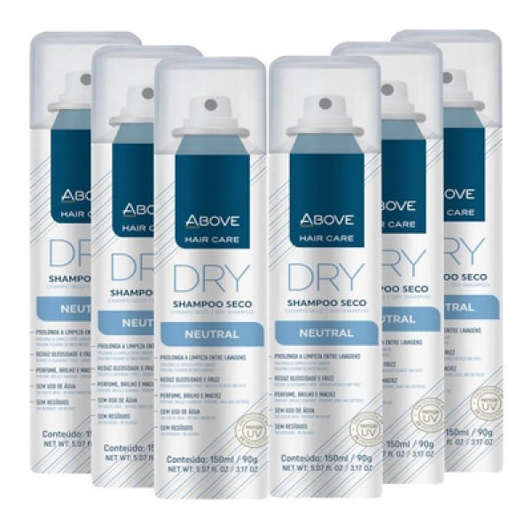 Encontraproduto.com.br - SHAMPOO SECO AEROSOL ABOVE 150ML NEUTRAL