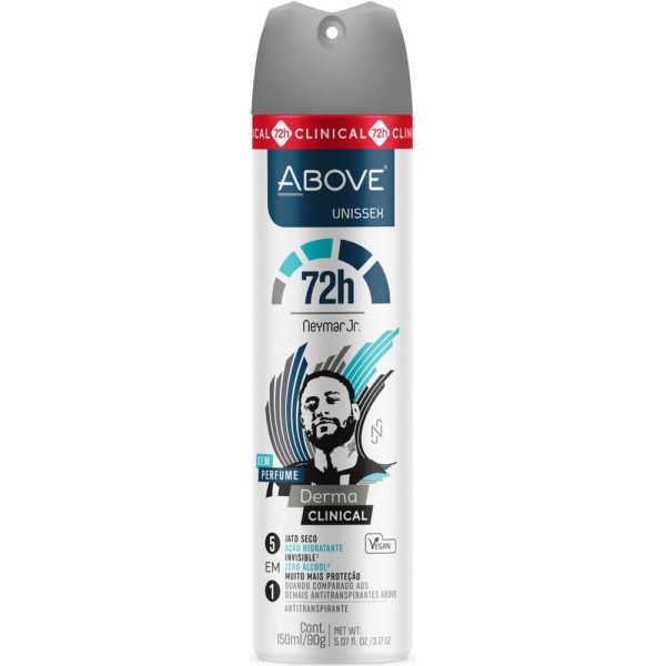 Encontraproduto.com.br - Desodorante Aerossol Above Neymar Jr Sem Perfume 5 em 1