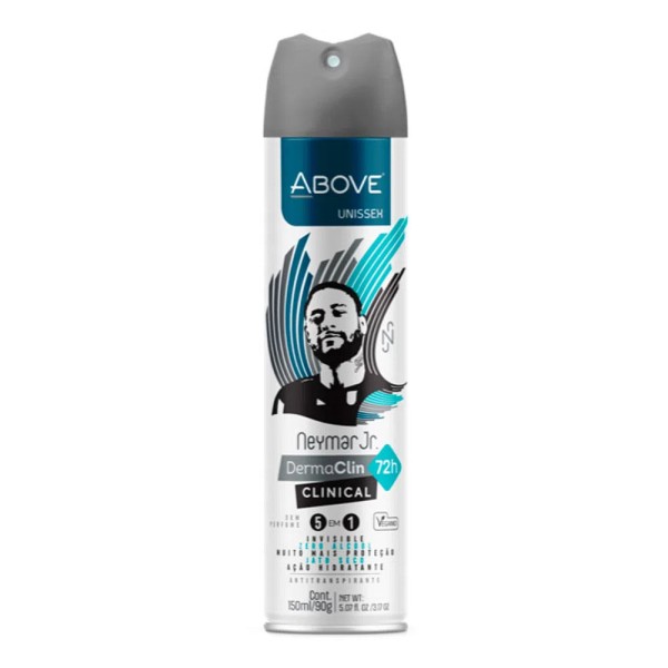 Encontraproduto.com.br - Desodorante Aerossol Above Neymar Jr Sem Perfume 5 em 1