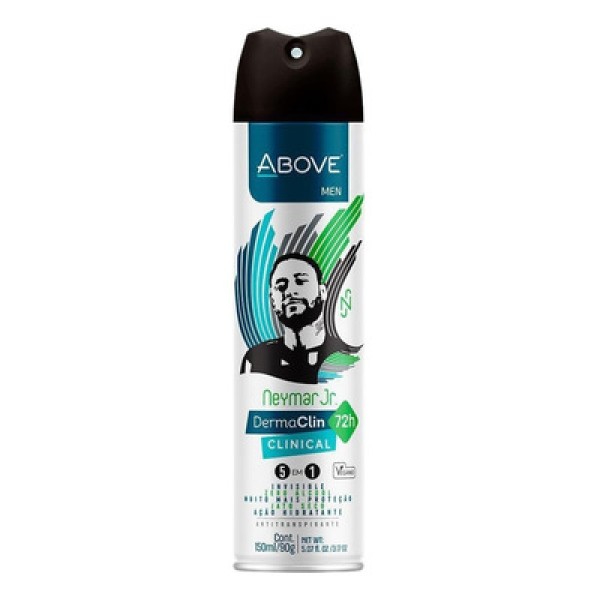 Encontraproduto.com.br - Desodorante Aerossol Above Neymar Jr Sem Perfume 5 em 1
