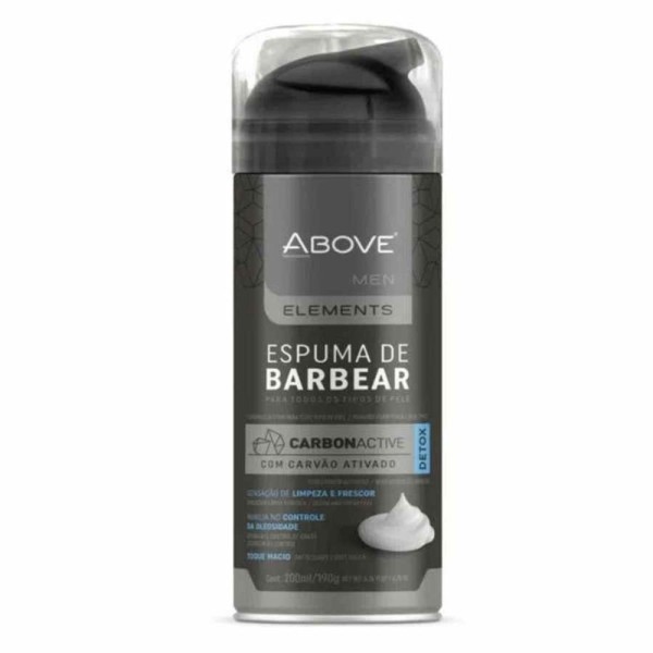 Encontraproduto.com.br - Espuma De Barbear Above Men Elements Carbon Active 200ml