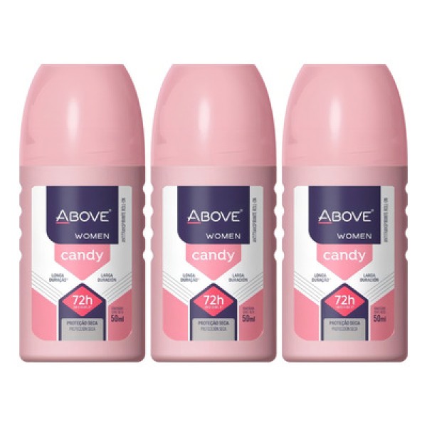 Desodorante Roll-On Candy Women Above 50ml