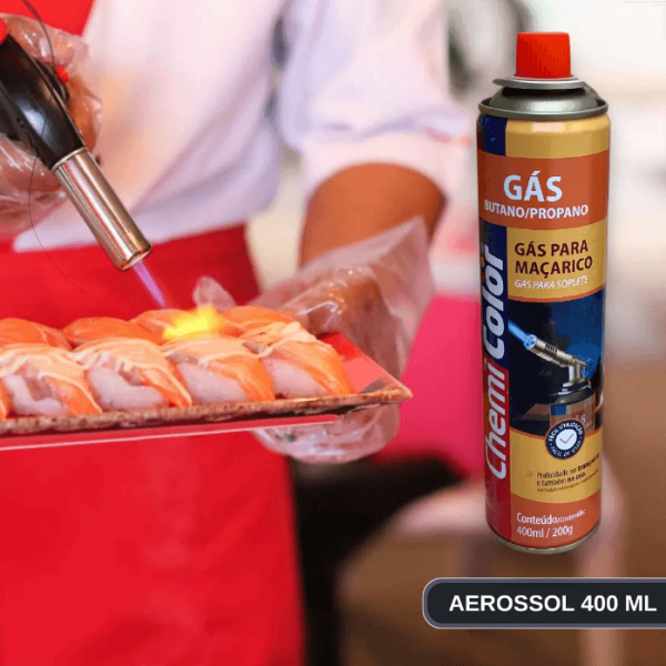 Encontraproduto.com.br - Gás para Maçarico Aerossol 400ml Chemicolor