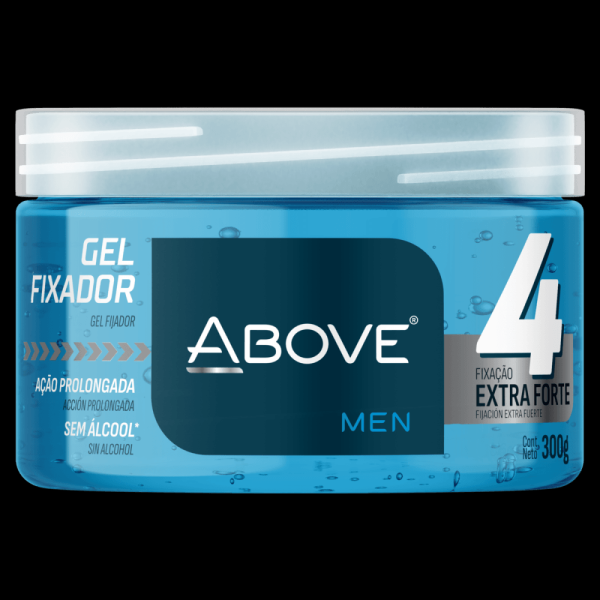 Encontraproduto.com.br - Above Gel Fixador Extra Forte Fixação 4 Sem Álcool 300gr
