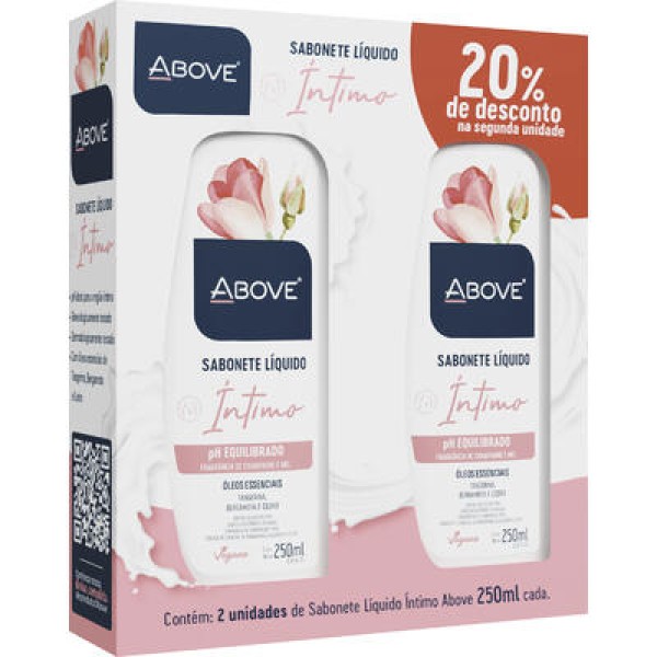 Sabonete Líquido Íntimo Above Champagne e Mel 1 kit