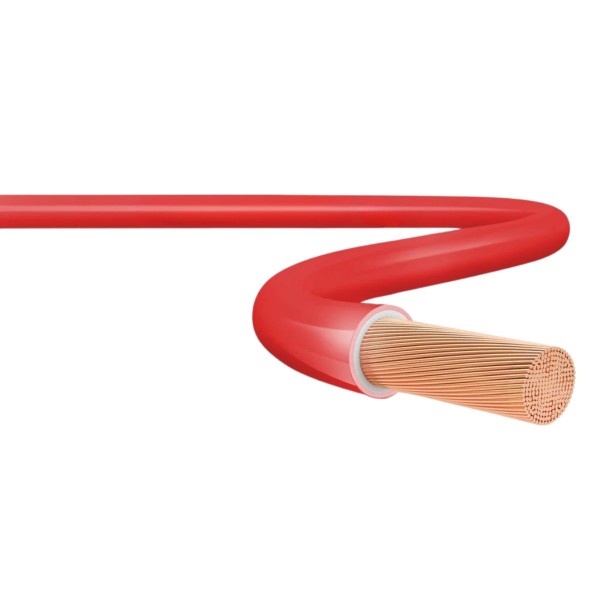 Cabo Epr 1Kv Flexível 90G 6mm Vermelho Atox Cobrecom