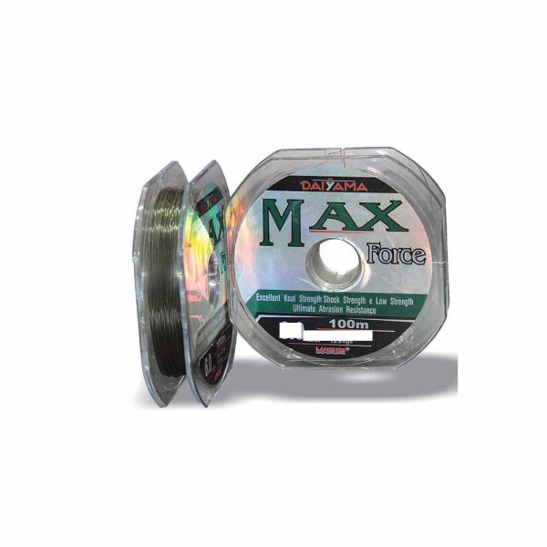 Linha De Pesca Monofilamento Max Force 103kg 0,92mm - 100m