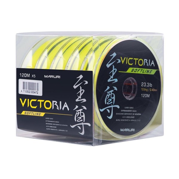 Encontraproduto.com.br - Linha Soft Amarela Monofilamento Maruri 600m 0.37mm 22lbs