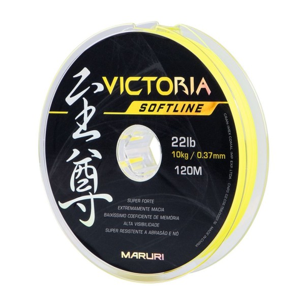 Encontraproduto.com.br - Linha Soft Amarela Monofilamento Maruri 600m 0.37mm 22lbs