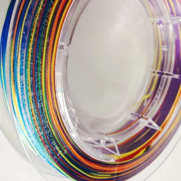 Encontraproduto.com.br - Linha de Pesca Multifilamento 8 Fios 100m Colorida 0.20mm 24lb