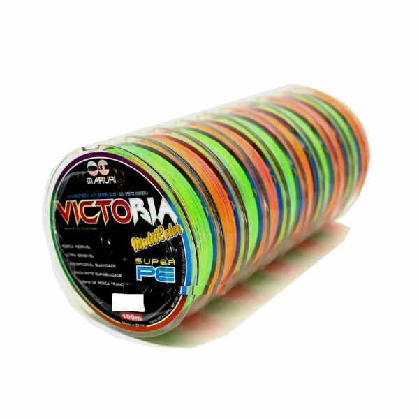 Encontraproduto.com.br - Linha de Pesca Multifilamento 8 Fios 300m Colorida 0.14mm 17lb