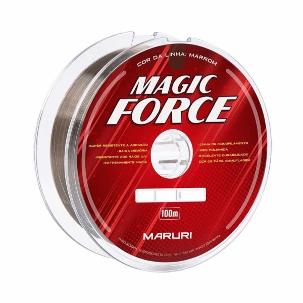 Linha De Pesca Monofilamento Magic Force 0,27Mm 5Kg - 300M